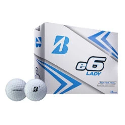 Bridgestone E6 Lady White Golf Balls - Dozen