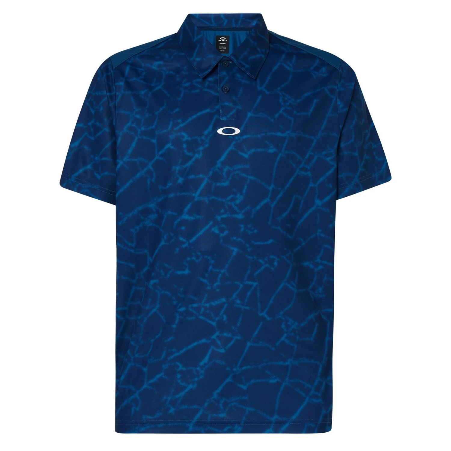 Oakley Broken Glass Mens Golf Polo 2 Oakley Broken Glass Mens Golf Polo - Image 2