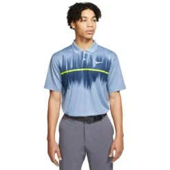 Nike Dri-FIT Vapor Printed Mens Golf Polo -Callaway Store 13205 460INDIGOFOG