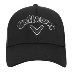 Callaway Mesh Fitted Black Charcoal Mens Cap -Callaway Store 16122 2