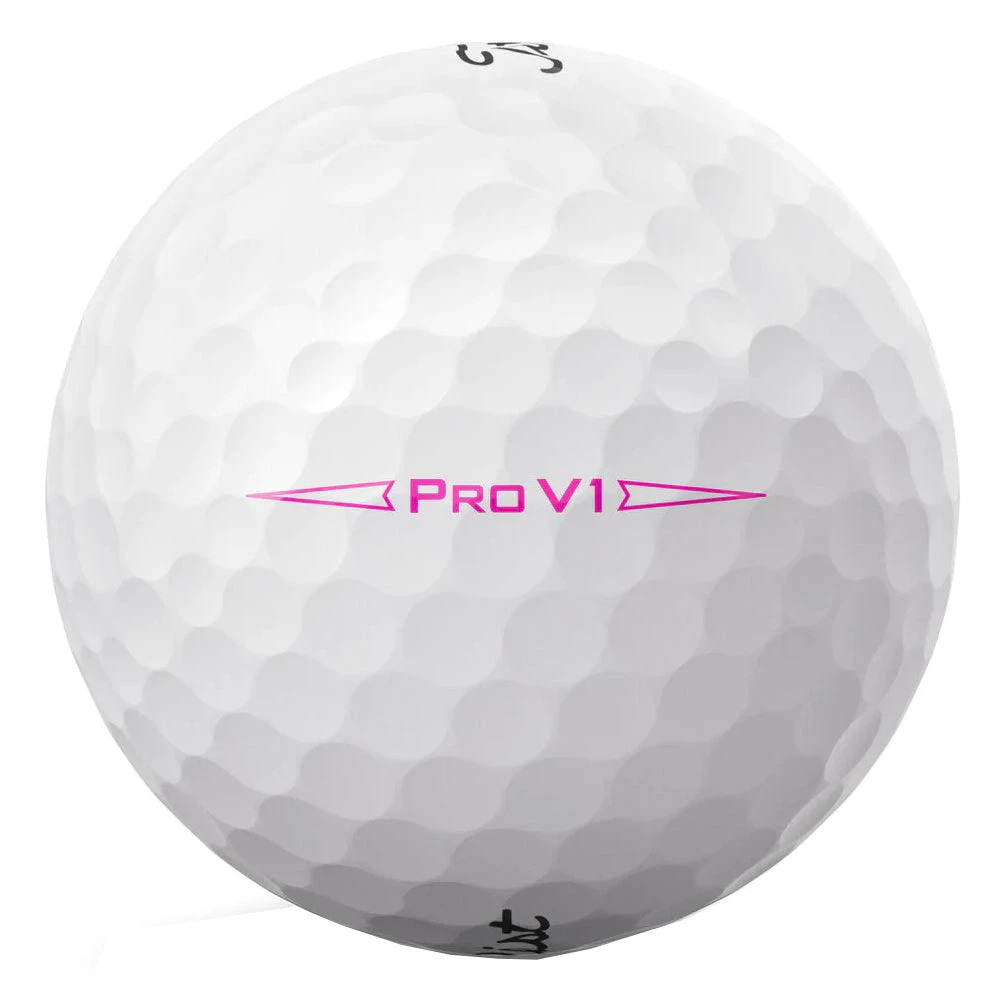Titleist Pro V1 Pink Edition Golf Balls - Dozen 3 Titleist Pro V1 Pink Edition Golf Balls - Dozen - Image 3