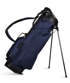 Sun Mountain Golf Canvas & Leather Carry Stand Bag -Callaway Store 190733CanvasLeatherStandNavy Black