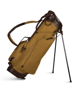 Sun Mountain Golf Canvas & Leather Carry Stand Bag -Callaway Store 190734CanvasLeatherStandClay Brown