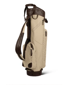 Sun Mountain Golf Canvas & Leather Cart Bag -Callaway Store 190738CanvasLeatherCartNatural Brown
