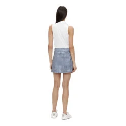 J.Lindeberg J. Lindeberg Amelie Mid Printed 16.5in Womens Golf Skort -Callaway Store 19697 GINGHAMNVYWHT 1 8414f643 6d2d 4d78 a1ff 100dc1bc85cd