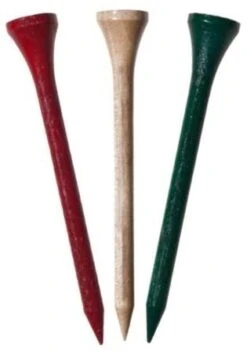 ProActive Premium Sports Hardwood Golf Tees 2.75" 250 Count -Callaway Store 2.75 Mixed Colors 250