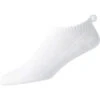 FootJoy ProDry Lightweight Pom Pom White Womens Golf Socks