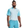 Under Armour Iso-Chill Mix Stripe Mens Golf Polo