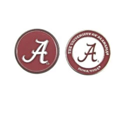 NCAA Double Sided Collegiate Golf Ball Marker Coins -Callaway Store Alabama 1