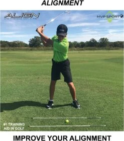 MVP Sport Golf Alignment Sticks 2-Pack -Callaway Store AlignmentRods Red 3