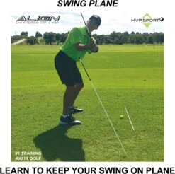 MVP Sport Golf Alignment Sticks 2-Pack -Callaway Store AlignmentRods Red 7