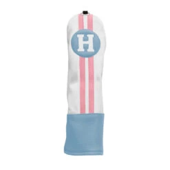 Sahara Retro Vintage Hybrid Headcovers -Callaway Store Blue White Pink Hybrid