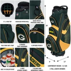 NFL The Bucket II Team Effort Cart Bag -Callaway Store Bucket II Cart Bag 102fc232 9a86 4182 a07e 0f314f0f4110