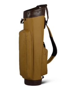 Sun Mountain Golf Canvas & Leather Cart Bag -Callaway Store CanvasLeatherCartClay BrownAltShot
