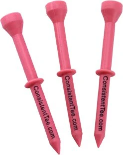 Consistent Tee Golf Tees 10 Pack - 3.25" -Callaway Store ConsistentTees Pink2