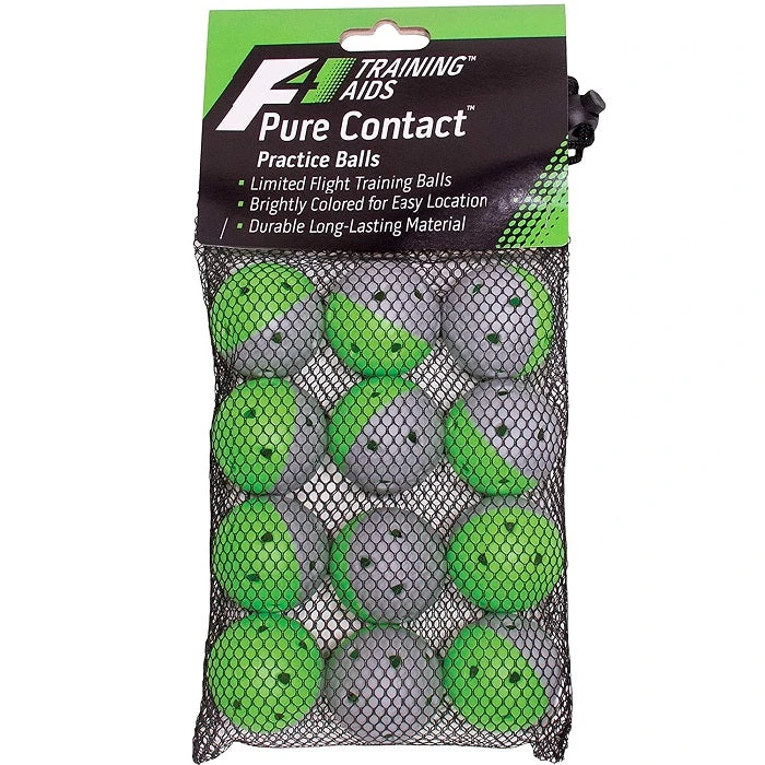 F4 Pure Contact Practice Golf Balls - 12 Pack 1 F4 Pure Contact Practice Golf Balls - 12 Pack