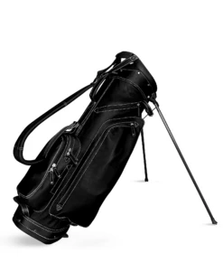 Sun Mountain Golf Leather Carry Stand Bag -Callaway Store G823267LeatherStandBlack White