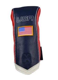 Sun Mountain Golf Leather Head Covers -Callaway Store G823793Navy Red WhiteChevronX