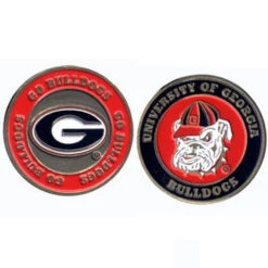 NCAA Double Sided Collegiate Golf Ball Marker Coins -Callaway Store Georgia