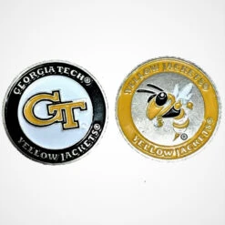 NCAA Double Sided Collegiate Golf Ball Marker Coins -Callaway Store GeorgiaTech