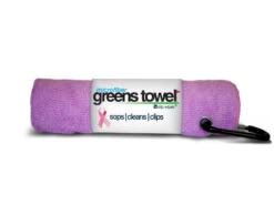 Clip Wipes Microfiber Golf Greens Towel -Callaway Store Greens Towels Awareness Pink