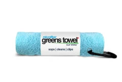 Clip Wipes Microfiber Golf Greens Towel -Callaway Store Greens Towels Caibbean Blue