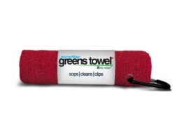 Clip Wipes Microfiber Golf Greens Towel -Callaway Store Greens Towels Cardinal Red