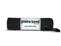 Clip Wipes Microfiber Golf Greens Towel -Callaway Store Greens Towels Jet Black