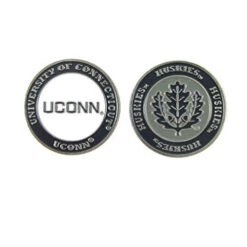 NCAA Double Sided Collegiate Golf Ball Marker Coins -Callaway Store Uconn1