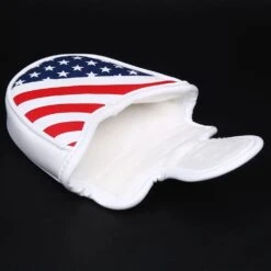 Volf Golf Red White Blue Synthetic Leather USA Mallet Putter Cover -Callaway Store VolfGolfHeadcovers USAMalletPutter5