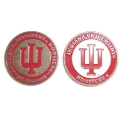 NCAA Double Sided Collegiate Golf Ball Marker Coins -Callaway Store indiana
