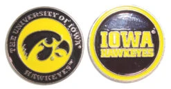 NCAA Double Sided Collegiate Golf Ball Marker Coins -Callaway Store iowa