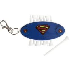 Creative Covers Dc Comic Heroes Golf Tee Caddy -Callaway Store superman tee caddy